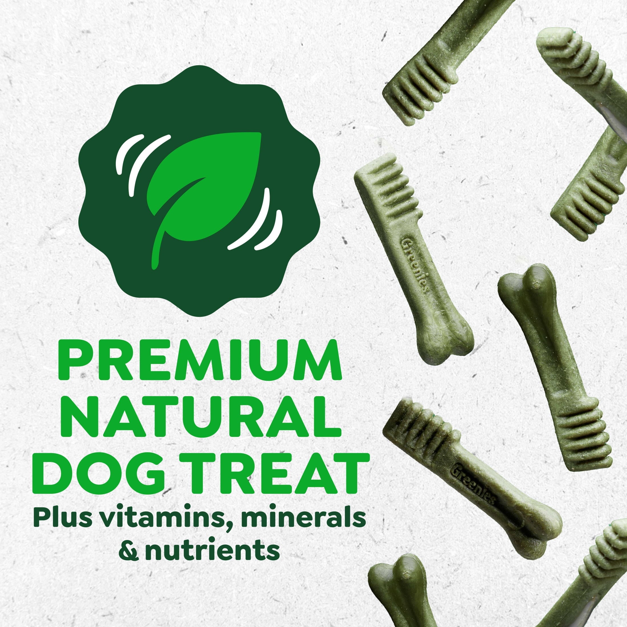 Greenies Blueberry Flavor Adult Natural Dental Dog Treats Large Size - 12 oz Pack (8 Count)