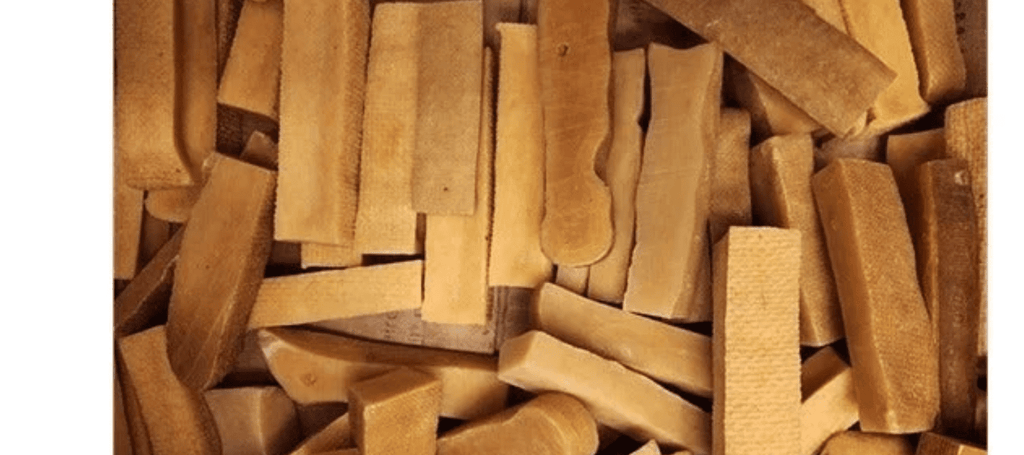 Himalayan Yak Milk Bones Dog Chews for Medium/Large Dogs- each is 6" long - 1" Thick, 1+" Wide