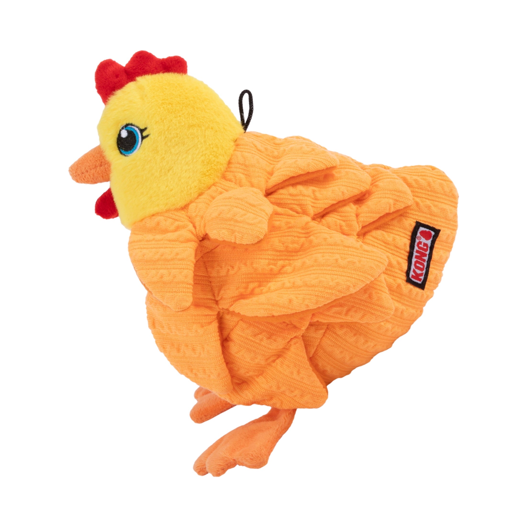 KONG® Layerz Forage Crackle and Squeaker Dog Toy - Hen, Medium