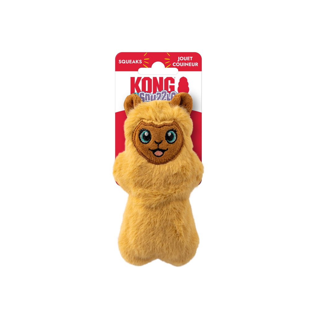 KONG® Snuzzles Plush Squeaker Dog Toy - Mini Llama, Extra Small