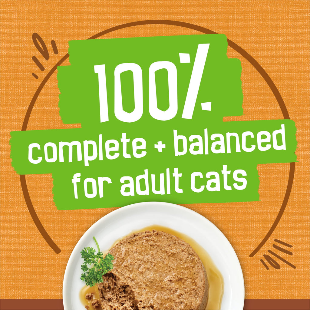 Purina Friskies Pate - Extra Gravy with Chicken, Wet Cat Food, 5.5 oz Can - 6-Pack