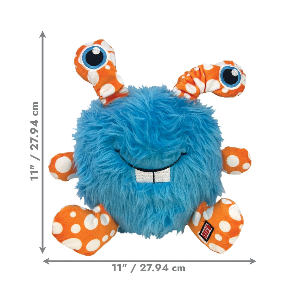 KONG® Whipples Squeaker Oversized Plush Dog Toy - Blue, Extra Large