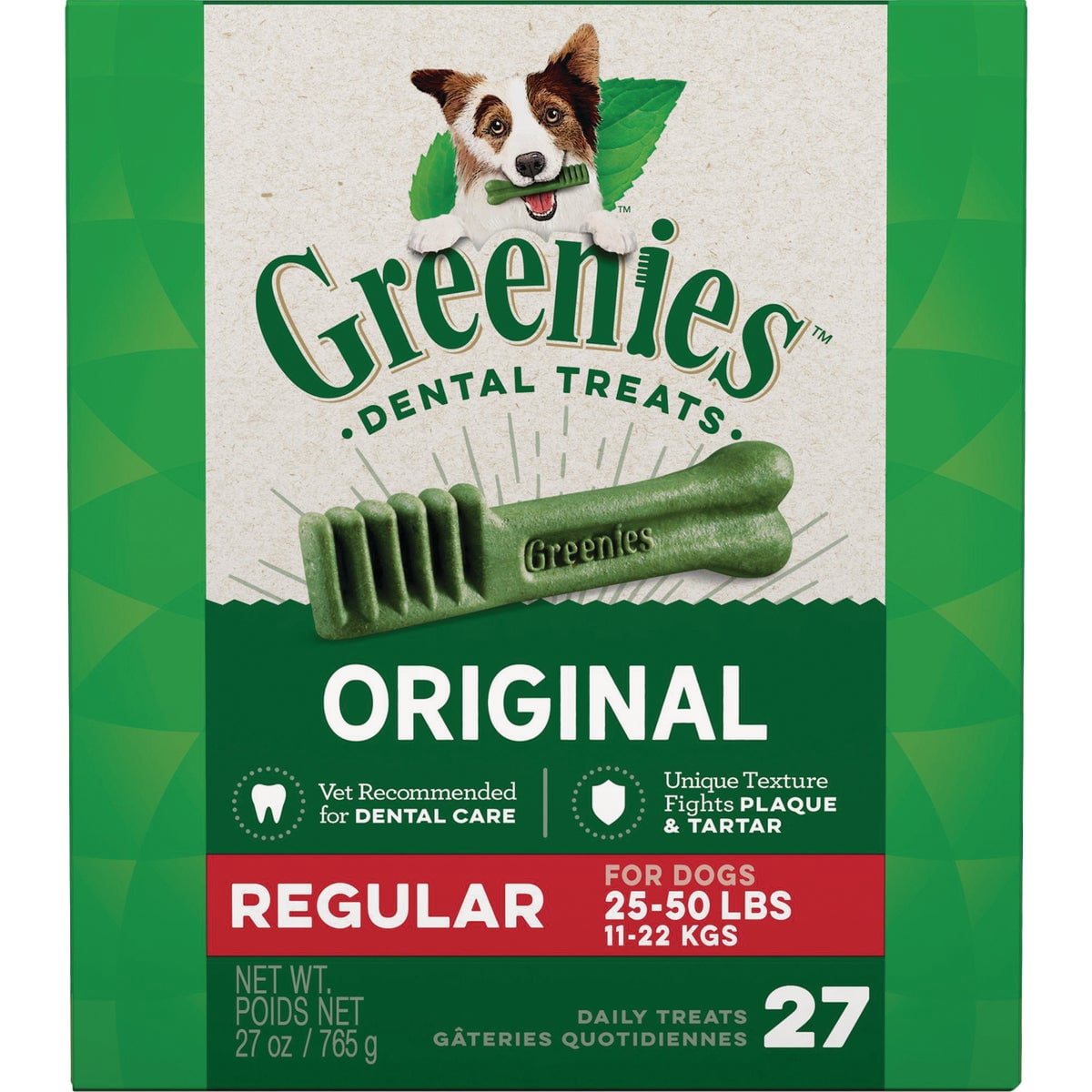 ADMC Greenies Dental Chew Dog Treat - Single Pack