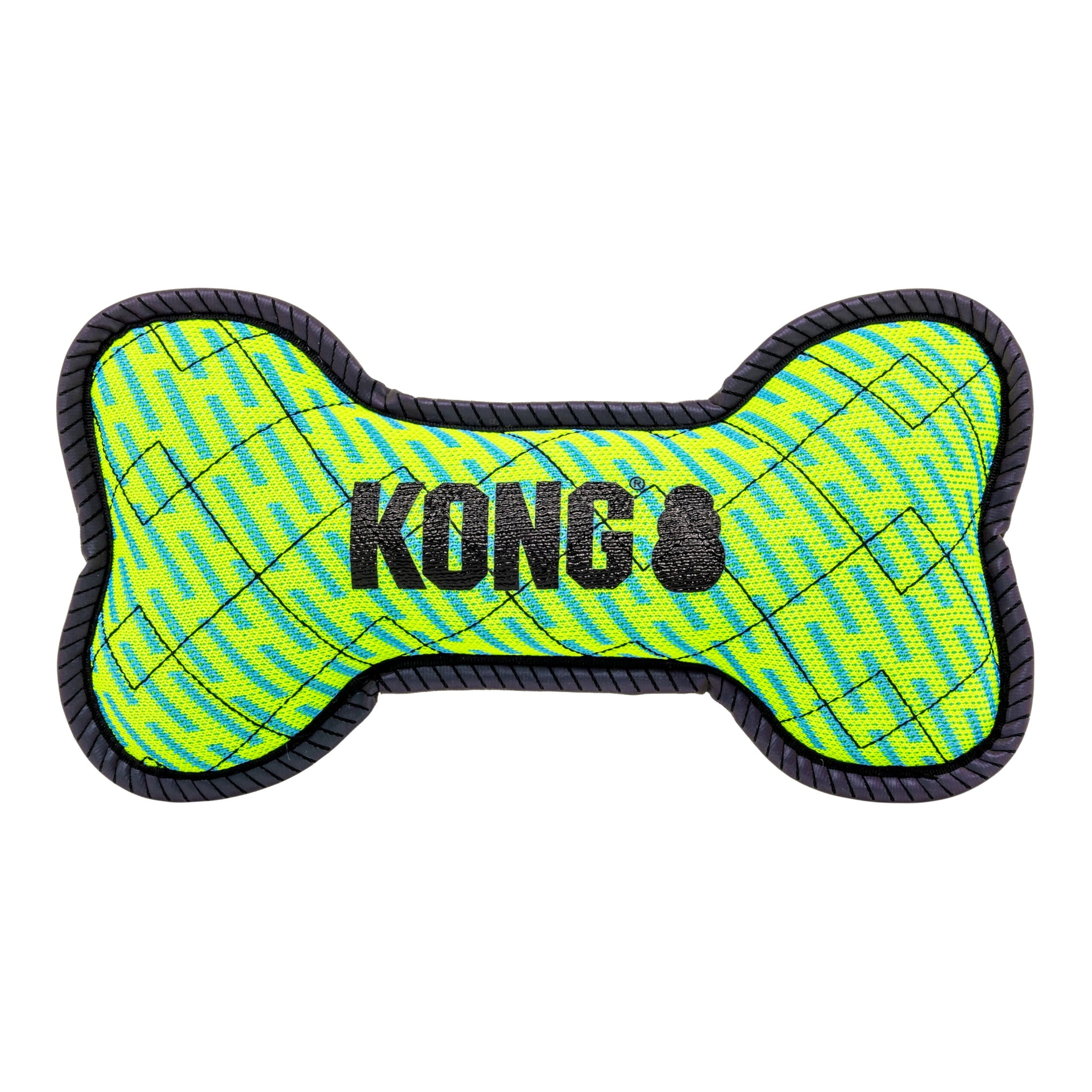 KONG® Armor® Bone Durable Dog Plush Dog Toy - Medium, Green