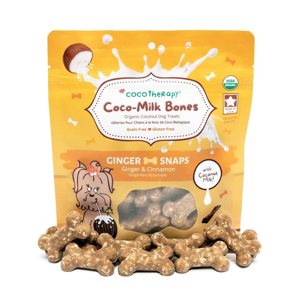 CocoTherapy Coco-Milk Bones Dog Treat (Red Velvet) 6 Oz.