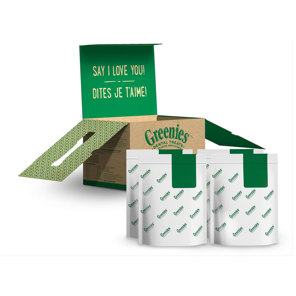 Greenies Original Flavor Dental Treats for Dogs - 18 oz Pouch (4 Pack), Shelf-Stable