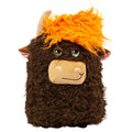 KONG® Comfort Squeaker Dog Toy - Highland Cow, Jumbo Extra Large
