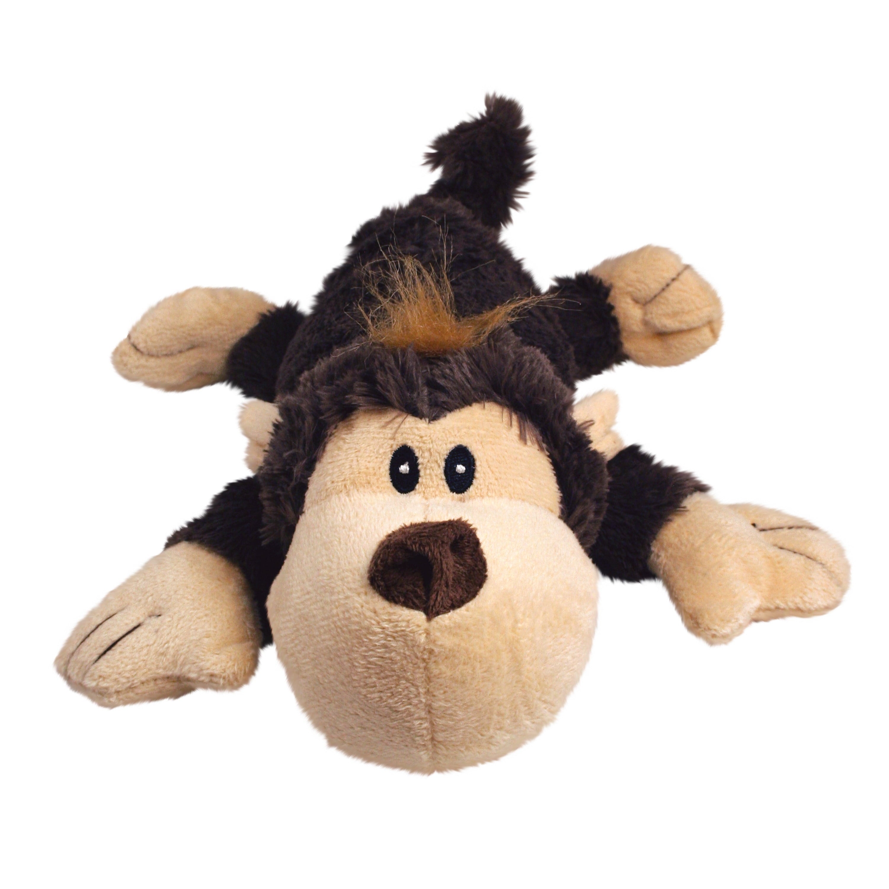 KONG® Cozie™ Plush Dog Toy with Squeaker - Funky Monkey, Medium