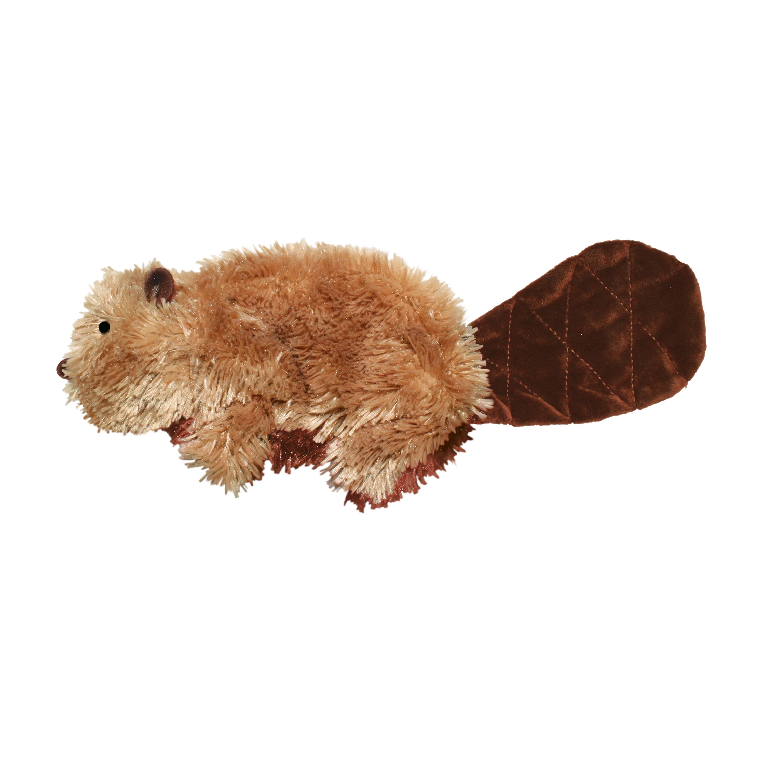 KONG® Dr.Noyz Dog Toy with Squeaker - Beaver, Small for Dogs Up to 20 lbs