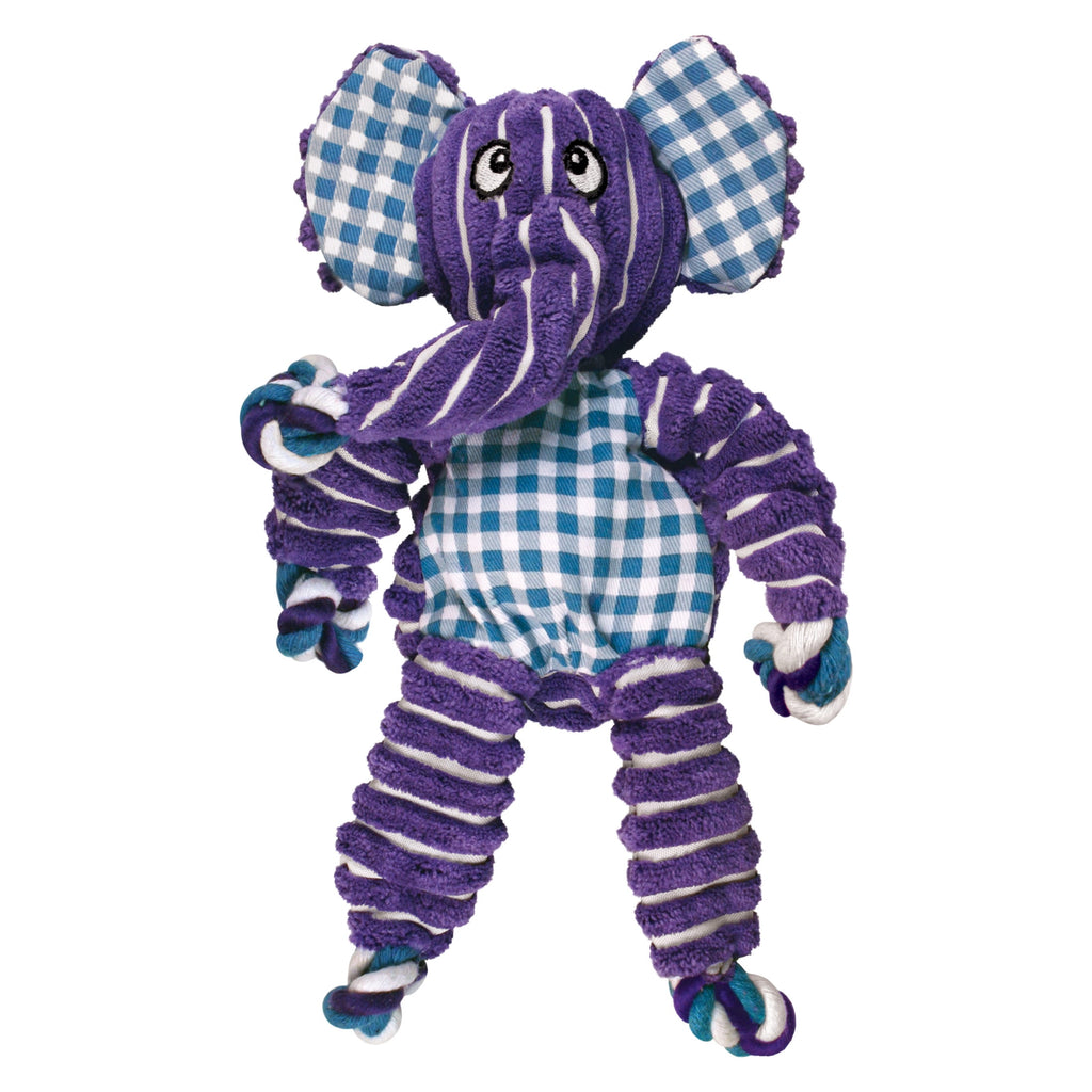 KONG® Floppy Knots Squeaker Dog Toy - Elephant, Small/Medium