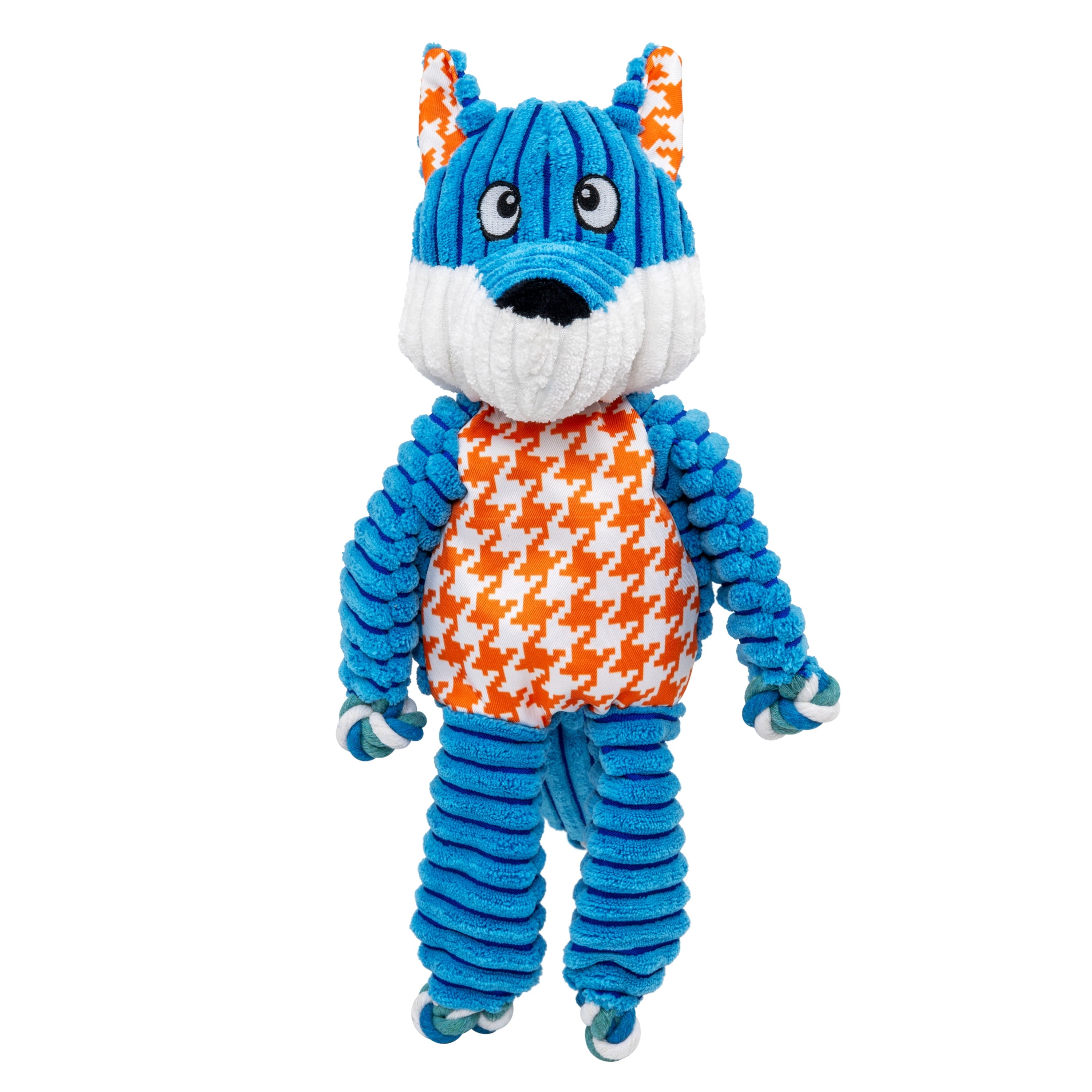 KONG® Floppy Knots Squeaker Dog Toy - Fox, Medium/Large