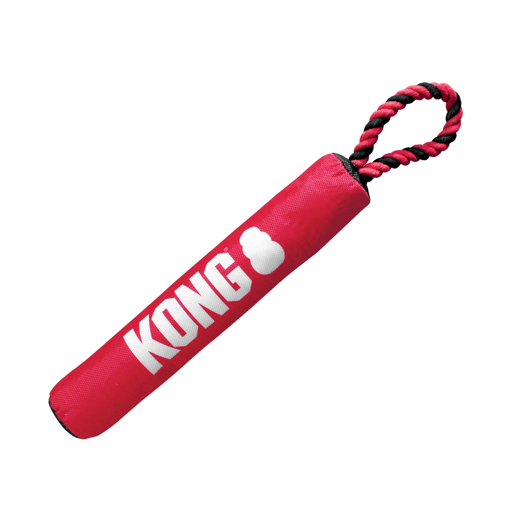 KONG® Signature Stick with Rope Soft Body Dog Toy - Medium
