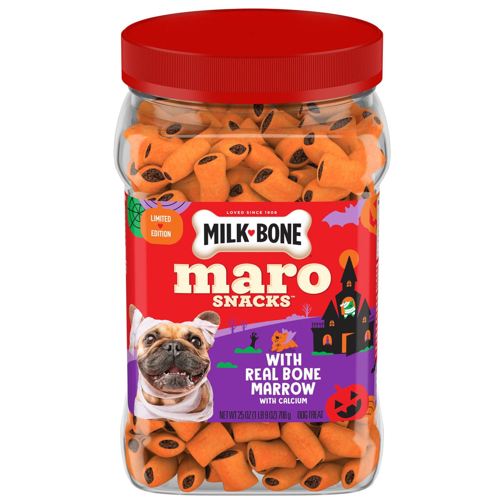 Milk Bone MaroSnacks Halloween Dog Treats - 25 oz Canister