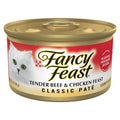 Purina Fancy Feast Tender Beef and Chicken Feast Classic Grain Free Wet Cat Food Pate - 3 oz.