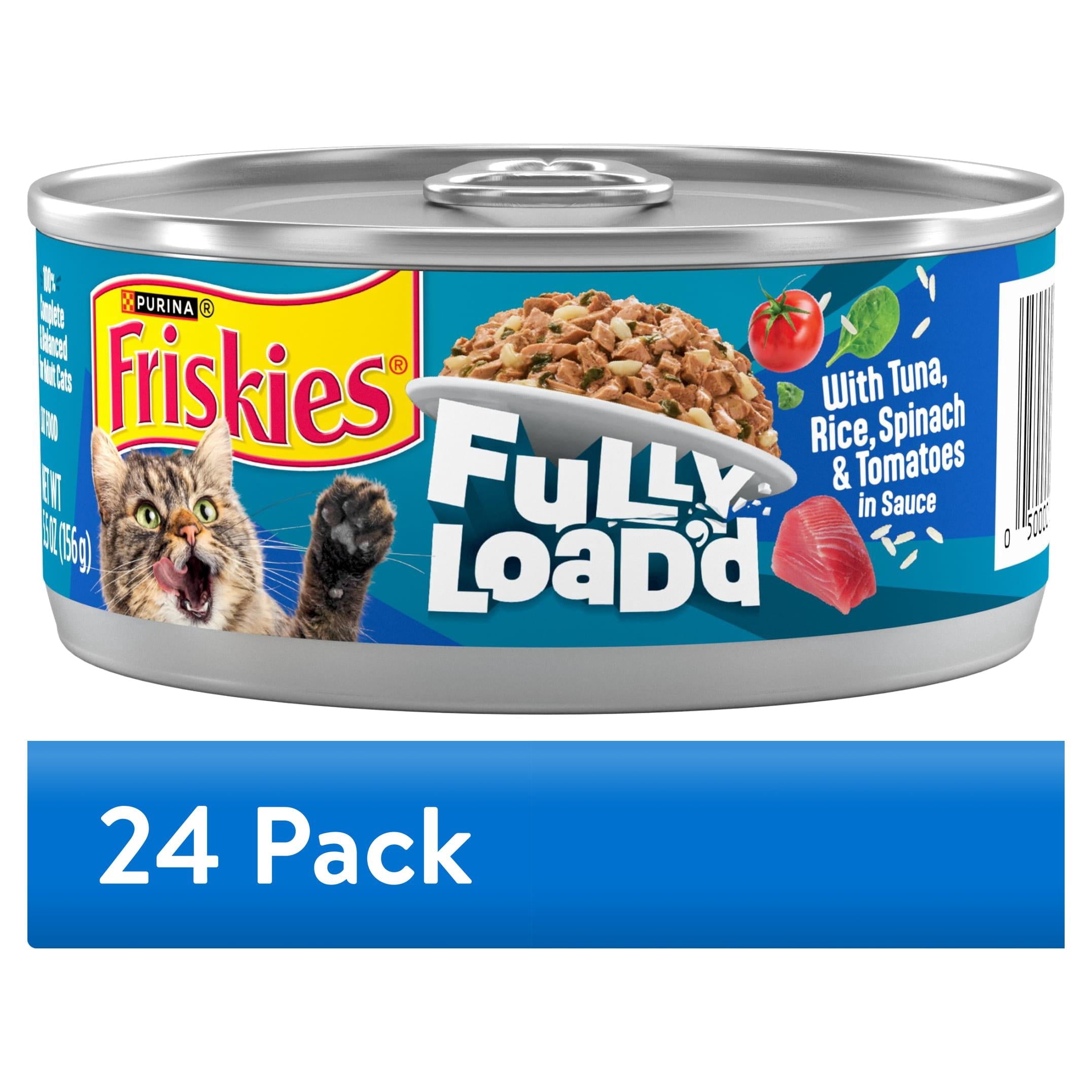 Purina Friskies Fully Load’d Tuna Flavor Wet Cat Food - 5.5 oz Can - 24-Pack