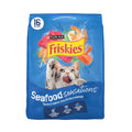 Purina Friskies Dry Cat Food Seafood Sensations with Salmon - Tuna, and Shrimp Flavors, 16 lb Bag