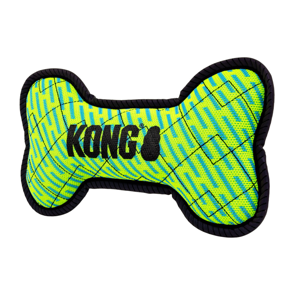 KONG® Armor® Bone Durable Dog Plush Dog Toy - Medium, Green