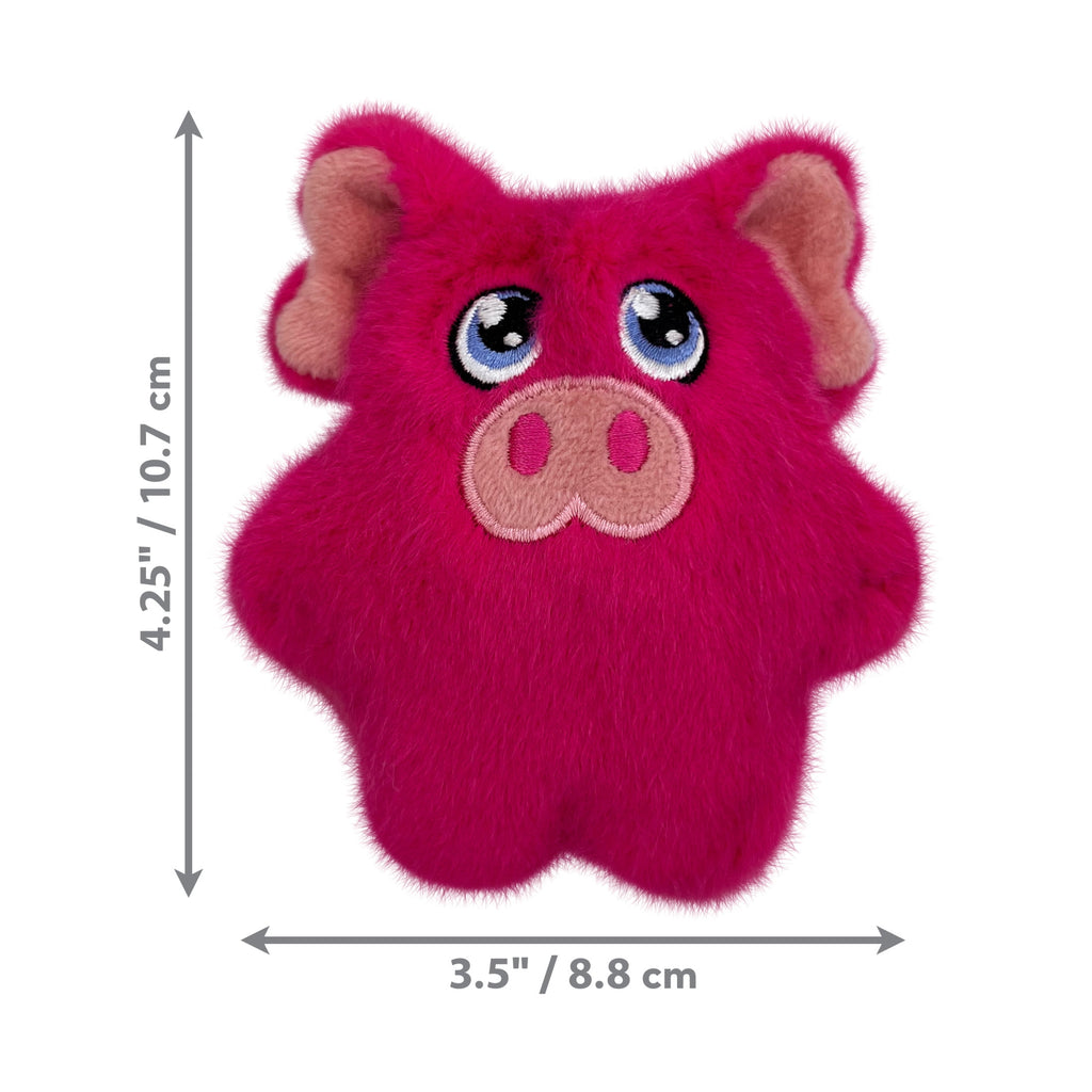 KONG® Snuzzles Plush Squeaker Dog Toy - Mini Pig, Extra Small
