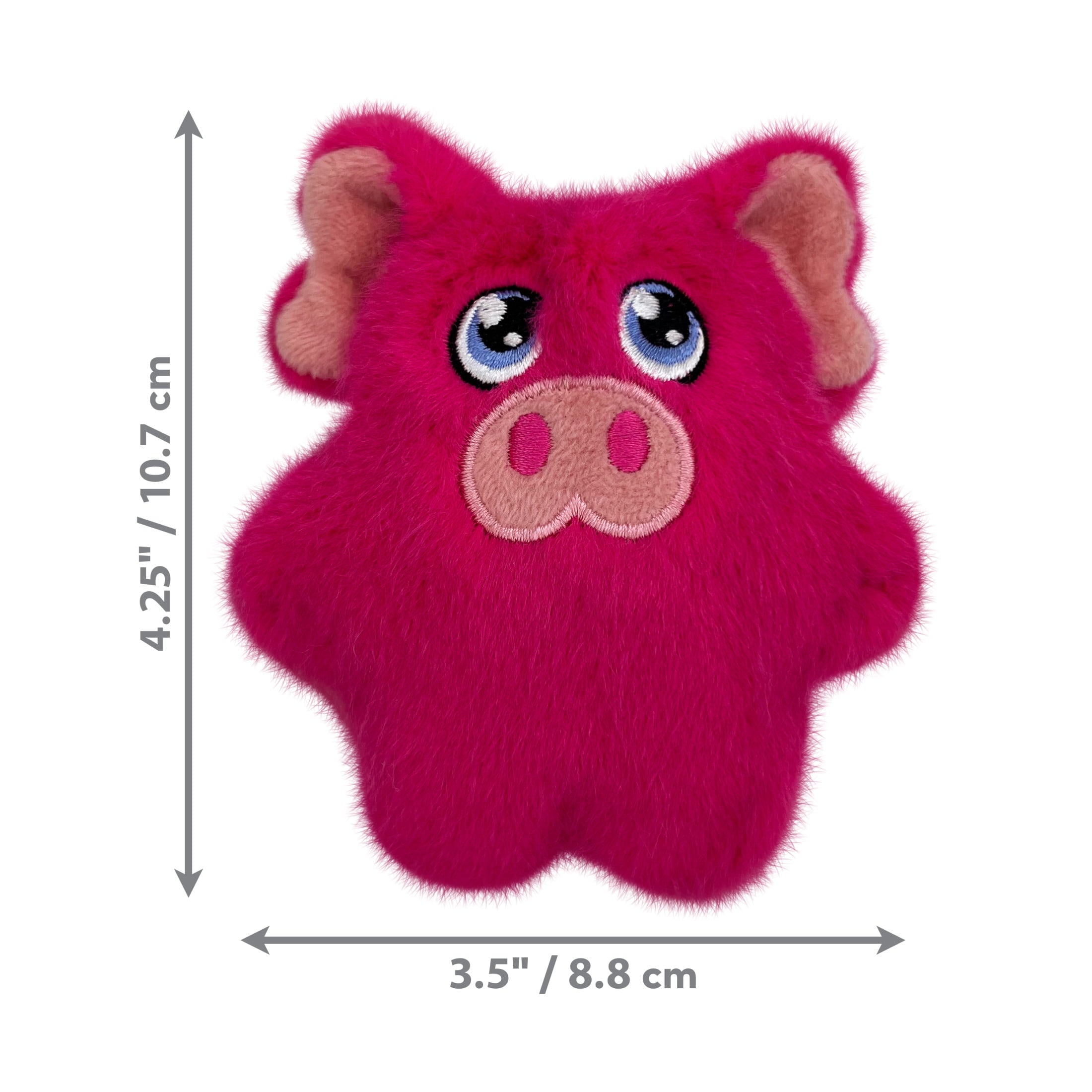 KONG® Snuzzles Plush Squeaker Dog Toy - Mini Pig, Extra Small