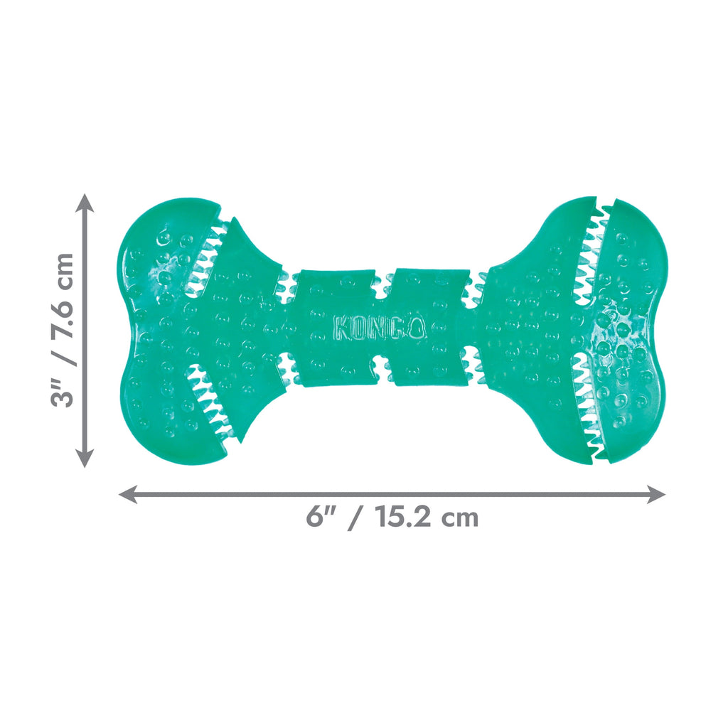 KONG® Squeezz Dental Bone Dog Toy - Medium