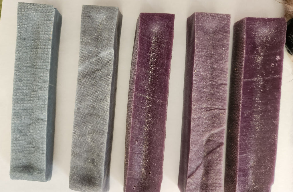 Himalayan Yak Milk Bones Dog Chews for Dogs -Blueberry Flavor - Organic, each 5-6 " long, 1 Bone