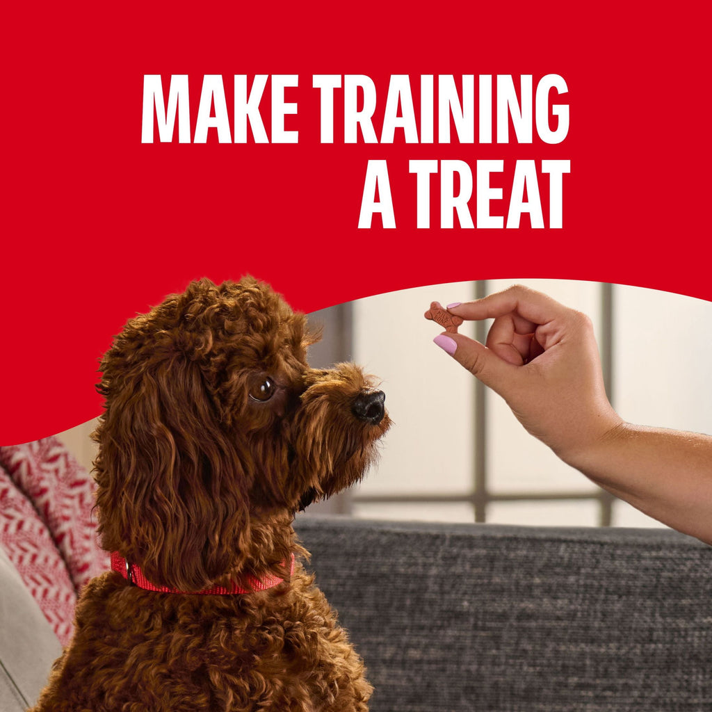 Milk Bone Soft & Chewy Dog Training Treats Made With Real Filet Mignon - Mini Size, 4.5 oz Bag