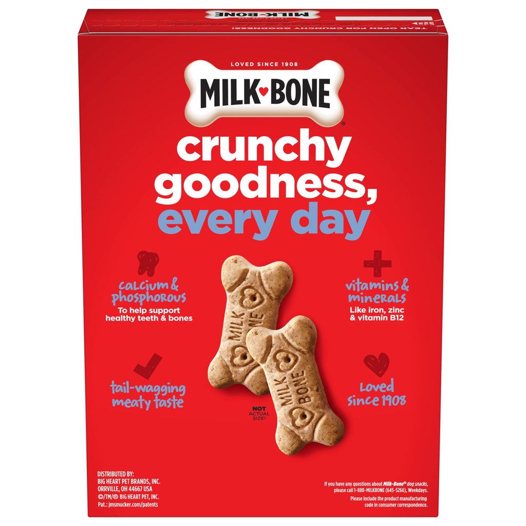 Milk Bone Original Small Dog Biscuits - Original Beef Flavor Dog Treats for Small Dogs, 24 oz Box