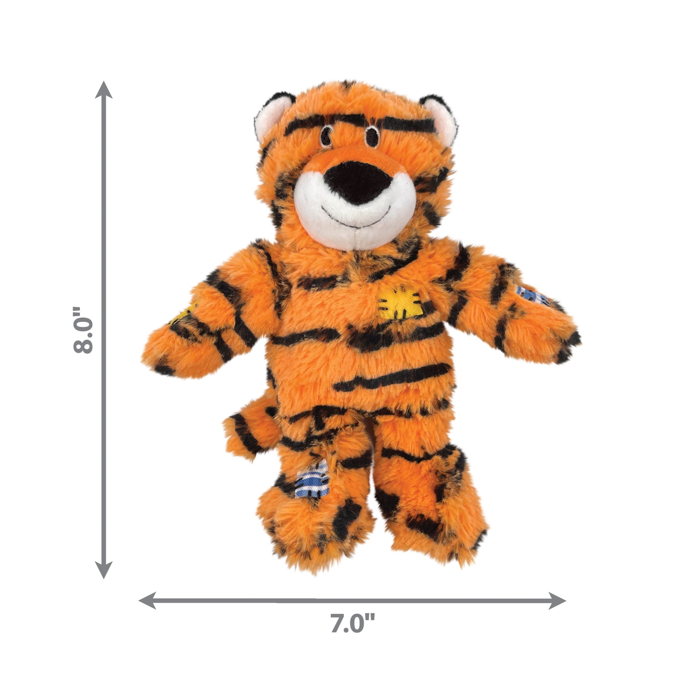 KONGÂ® Wild Knots Internal Rope Skeleton Dog Toy - Tiger, Small/Medium