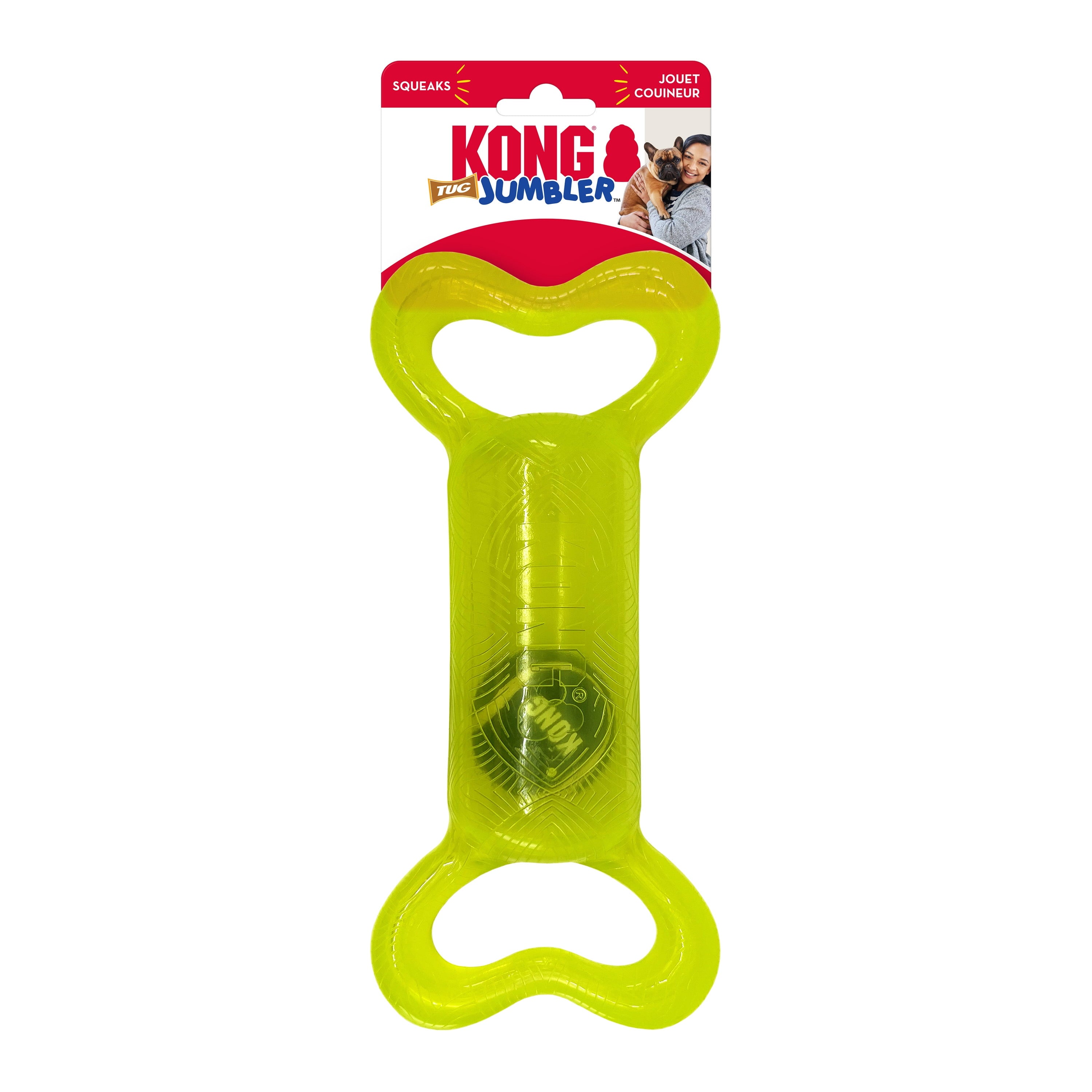 KONG® Jumbler Bone Squeaker Dog Toy - Small/Medium