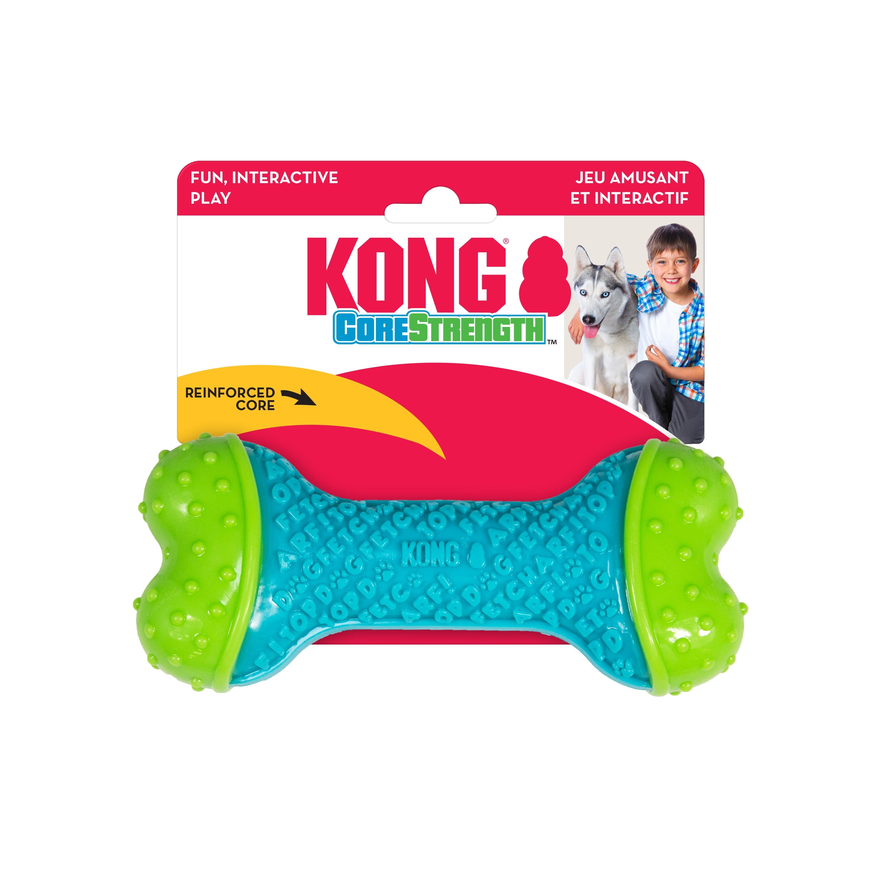 KONG® CoreStrength Bone - Medium/Large, for Dogs Between 30-65 lbs