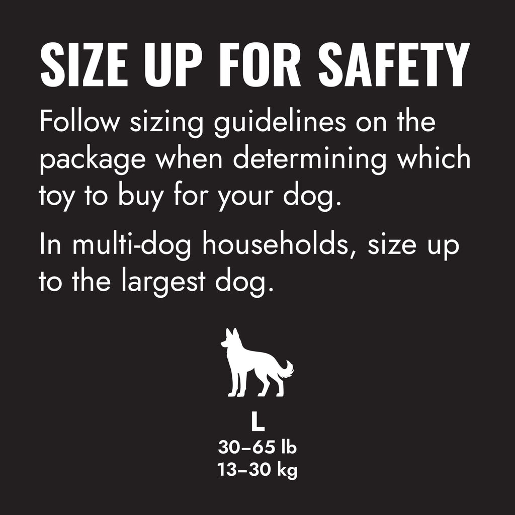 KONG® Extreme Ball with Rope Durable Dog Toy - Large, for Dogs Between 30-65 lbs