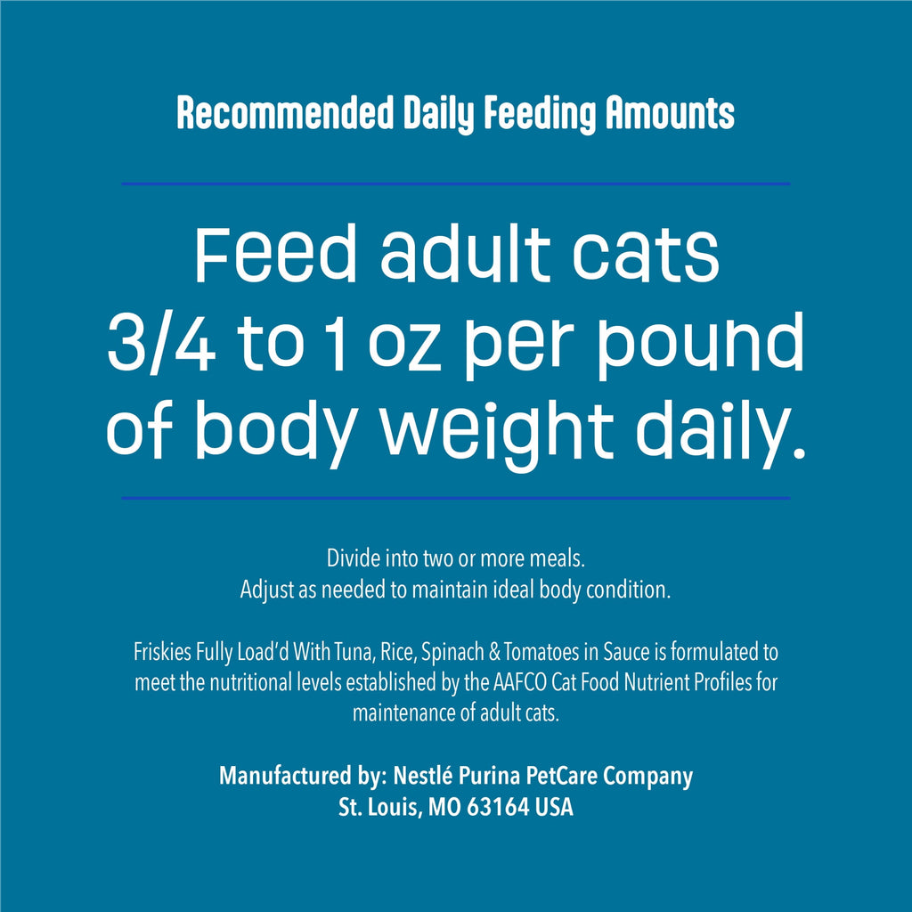 Purina Friskies Fully Load’d Tuna Flavor Wet Cat Food - 5.5 oz Can - 24-Pack