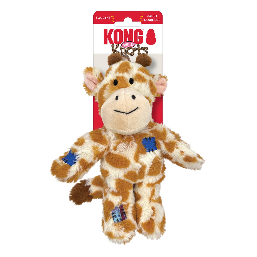KONG® Wild Knots Internal Rope Skeleton Dog Toy - Giraffe, Small/Medium