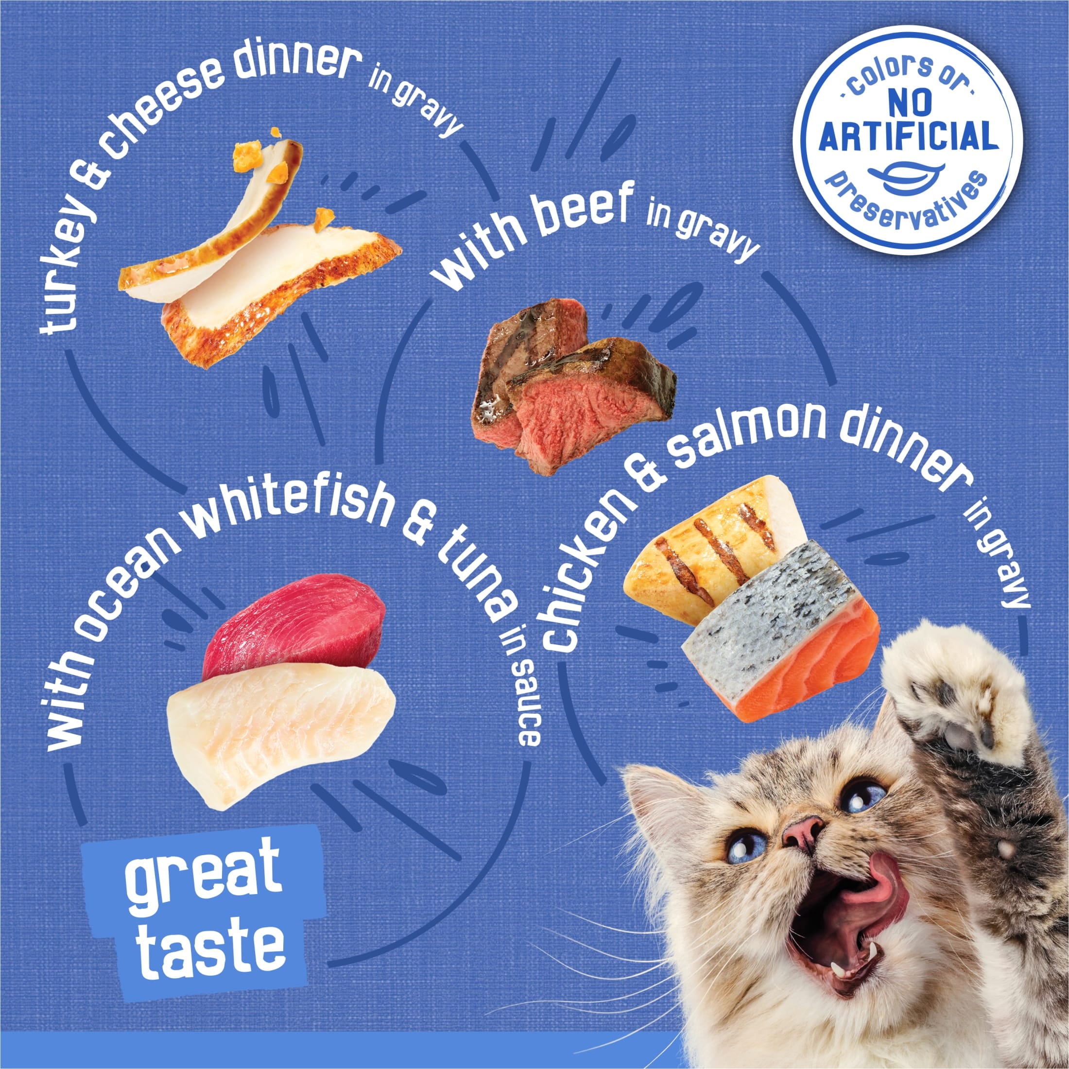 Purina Friskies Shreds Variety Pack - Wet Cat Food, 5.5 oz Cans