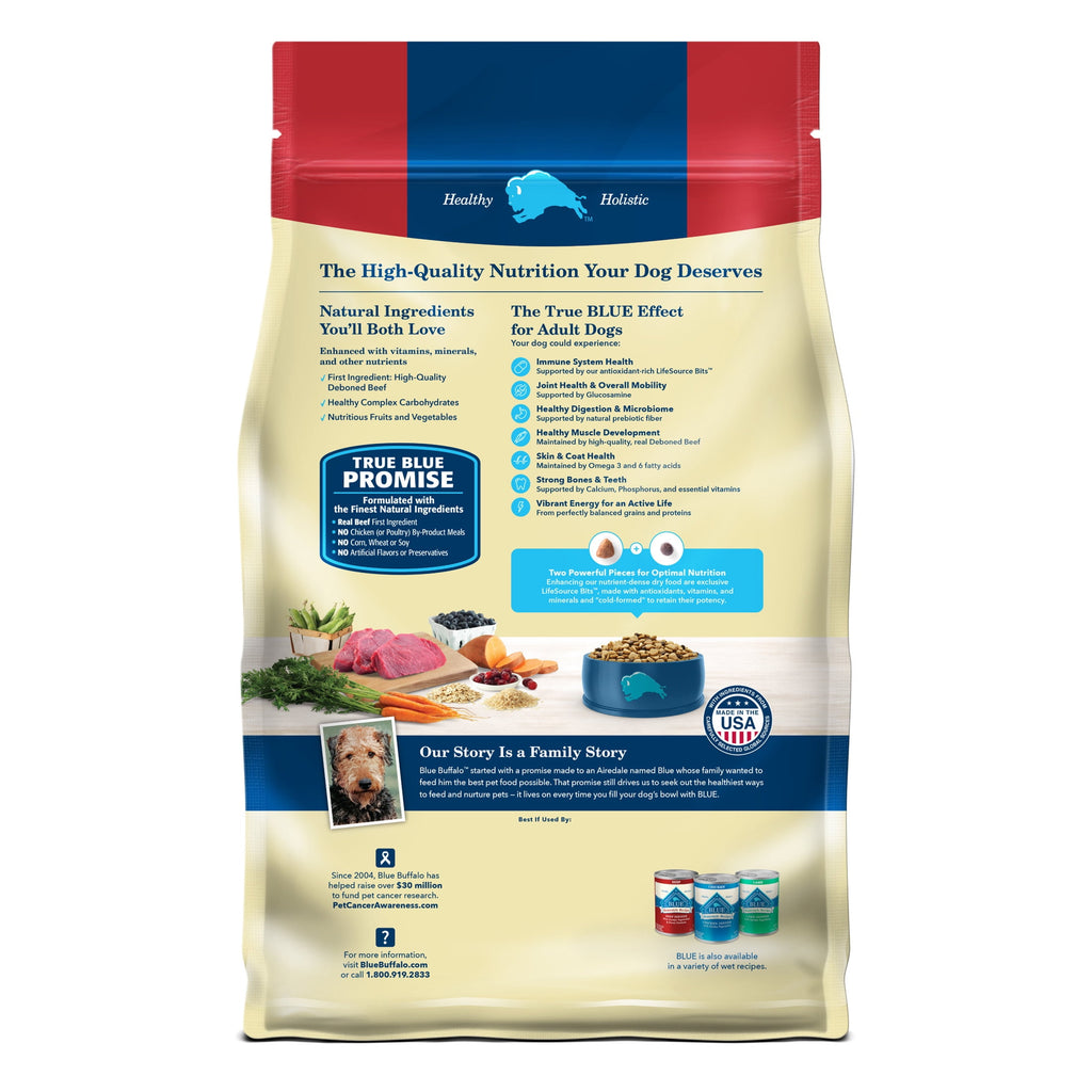 Blue Buffalo Life Protection Formula Natural Dry Dog Food - Beef & Brown Rice, 5-lb. Bag