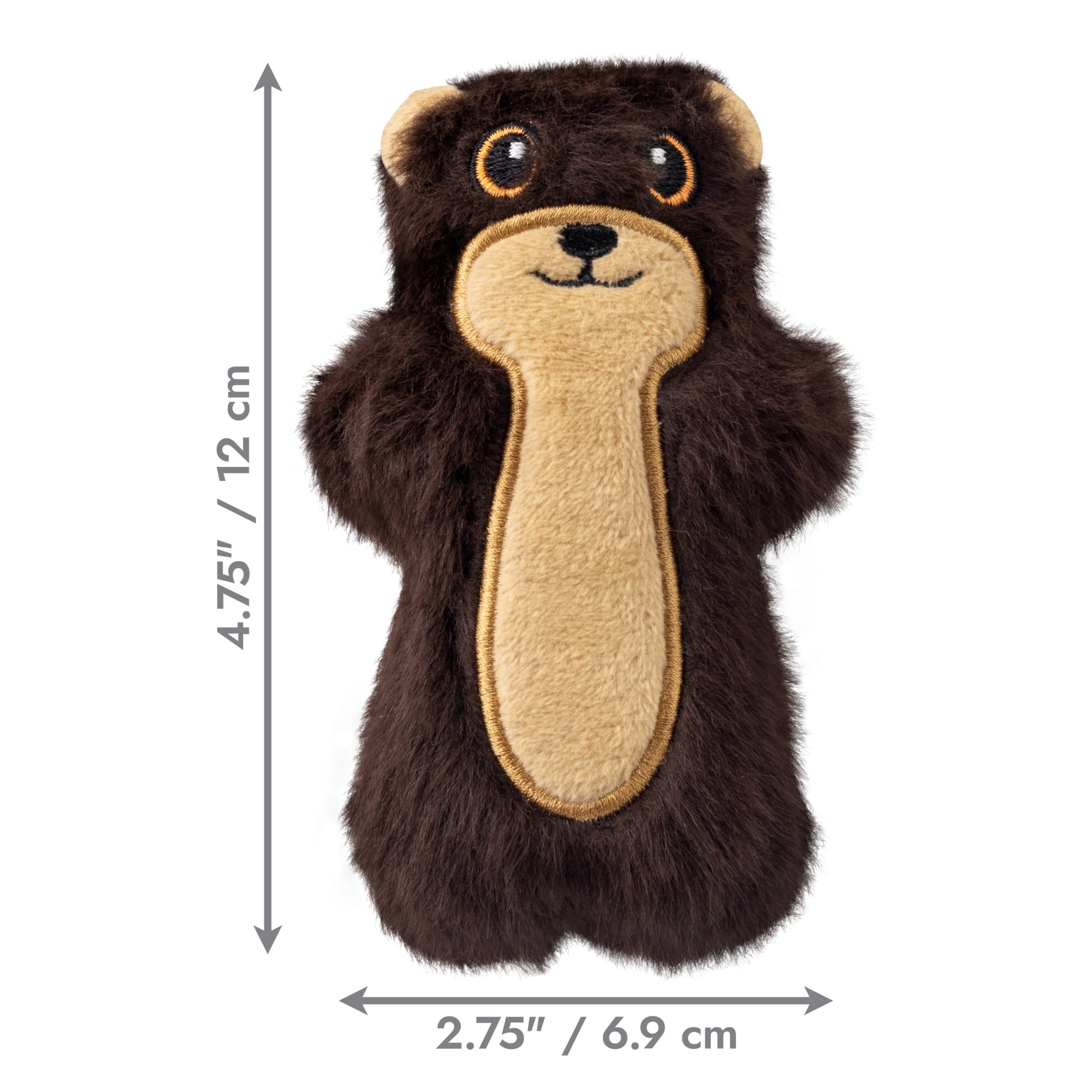 KONG® Snuzzles Plush Squeaker Dog Toy - Mini Otter, Extra Small