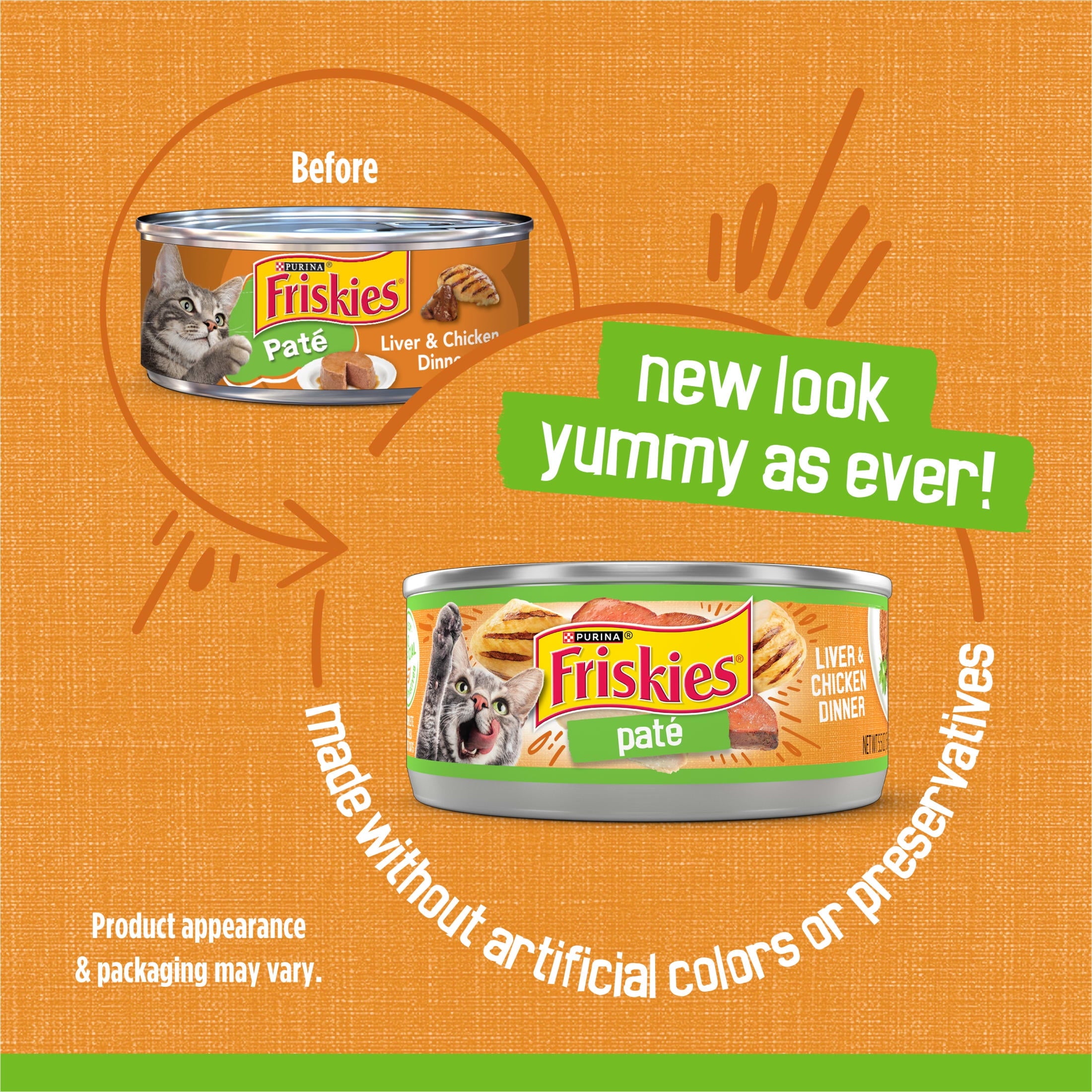 Purina Friskies Liver & Chicken Flavor Pate Wet Cat Food - 5.5 oz Can