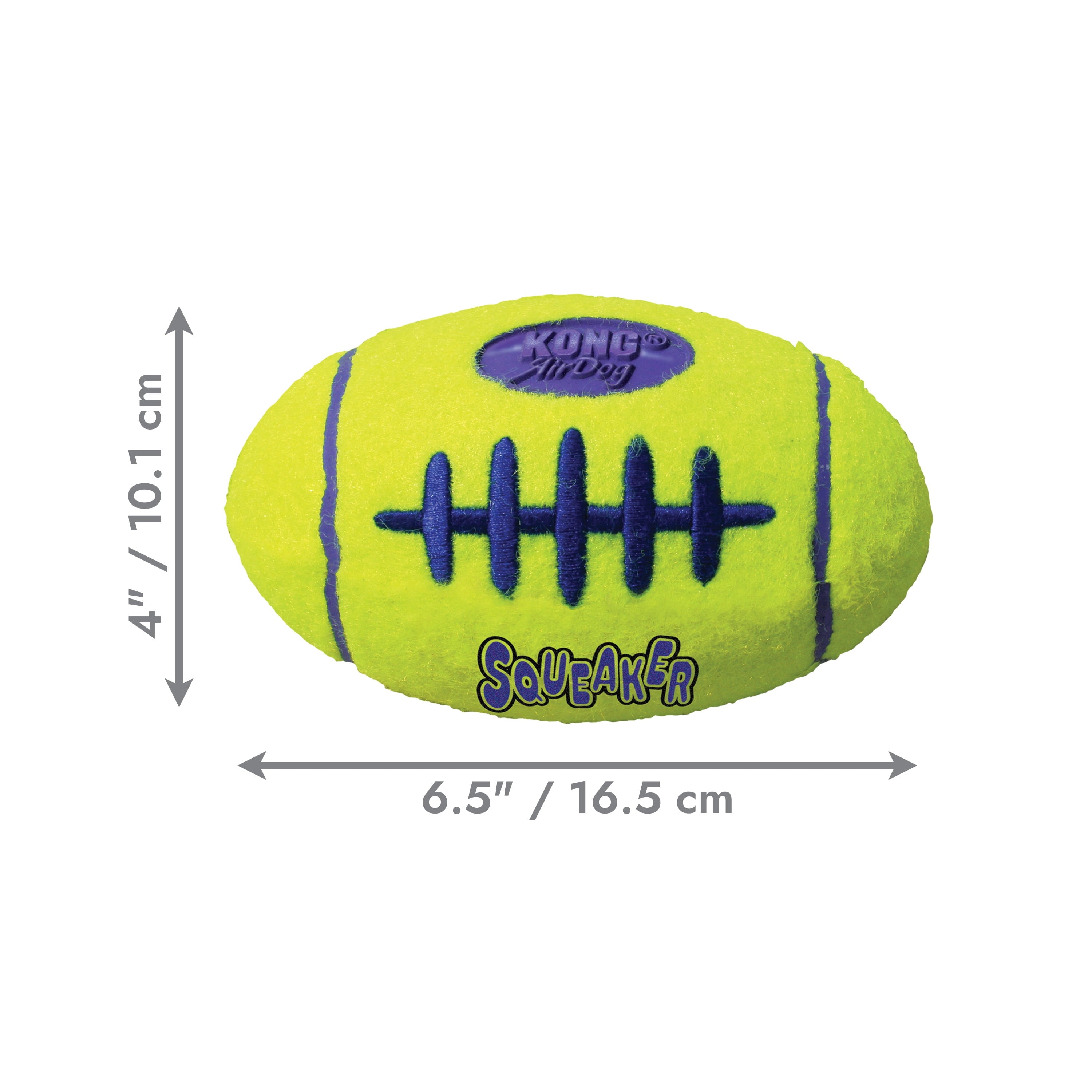 KONG® AirDog® Football Squeaker Dog Toy - Large, for Dogs Between 30-65 lbs
