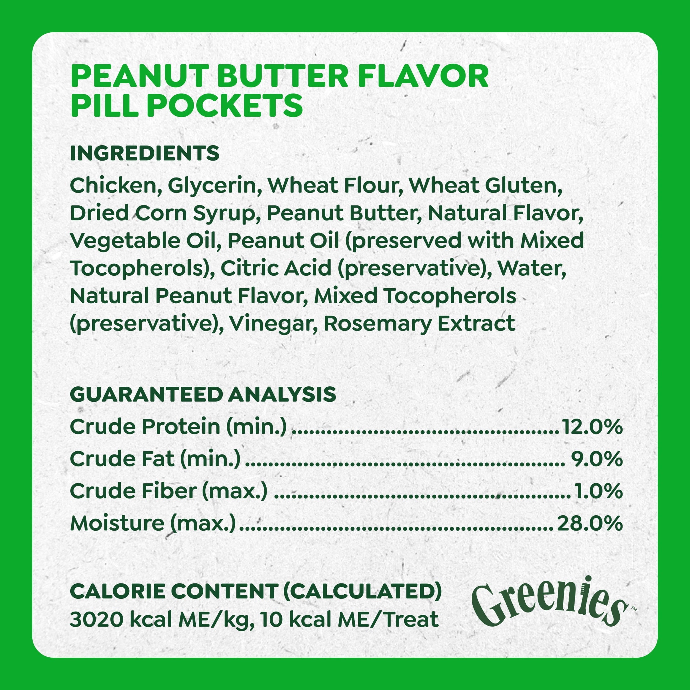 Greenies Pill Pockets Peanut Butter Flavor Small Size Dog Treats - 3.2 oz Pouch