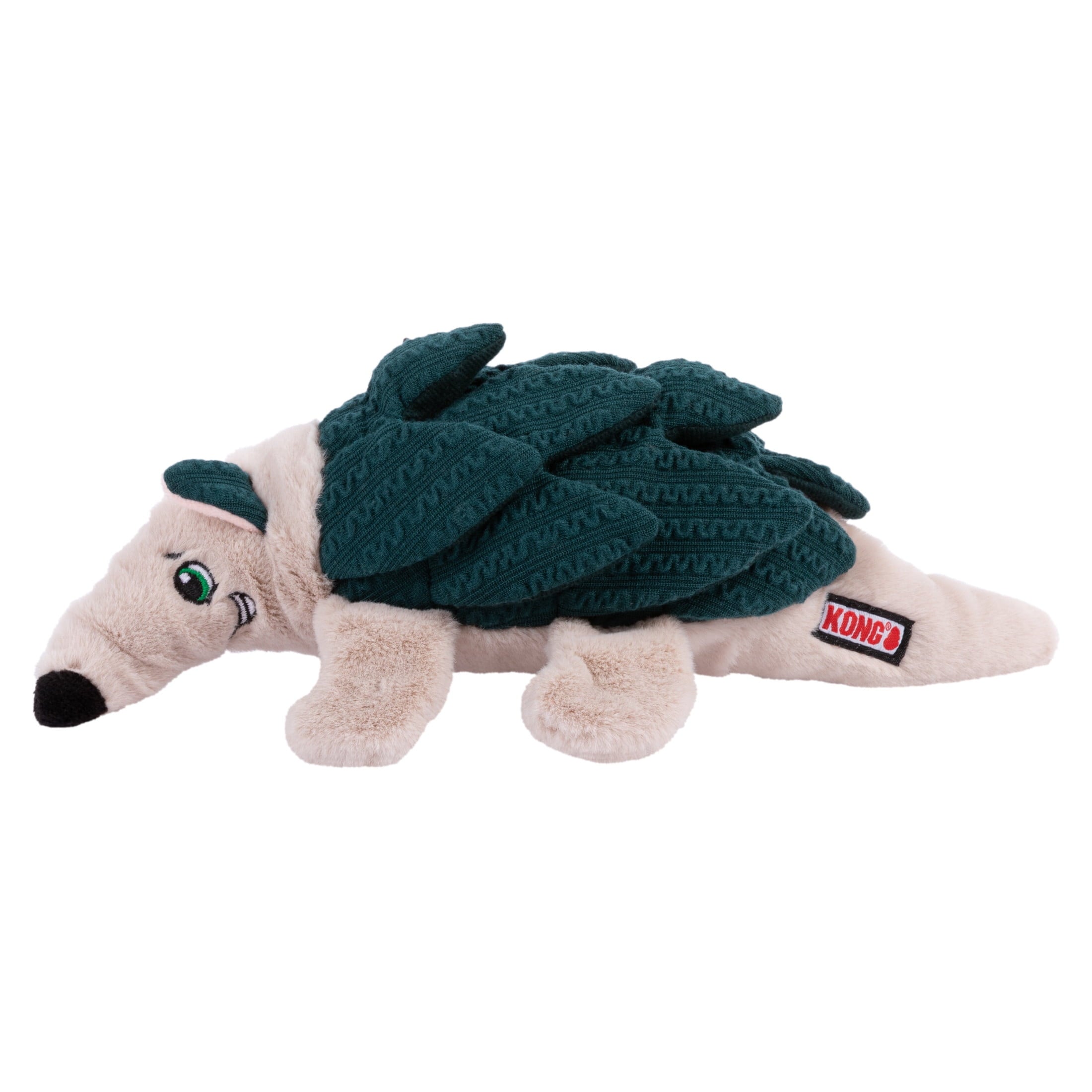KONG® Layerz Forage Crackle and Squeaker Dog Toy - Armadillo, Medium