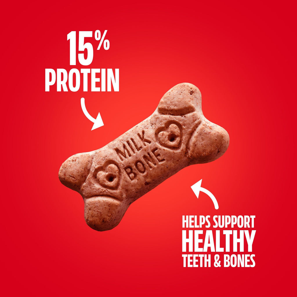Milk Bone Flavor Snacks Small Dog Biscuits - Flavored Crunchy Dog Treats, 24 oz Box