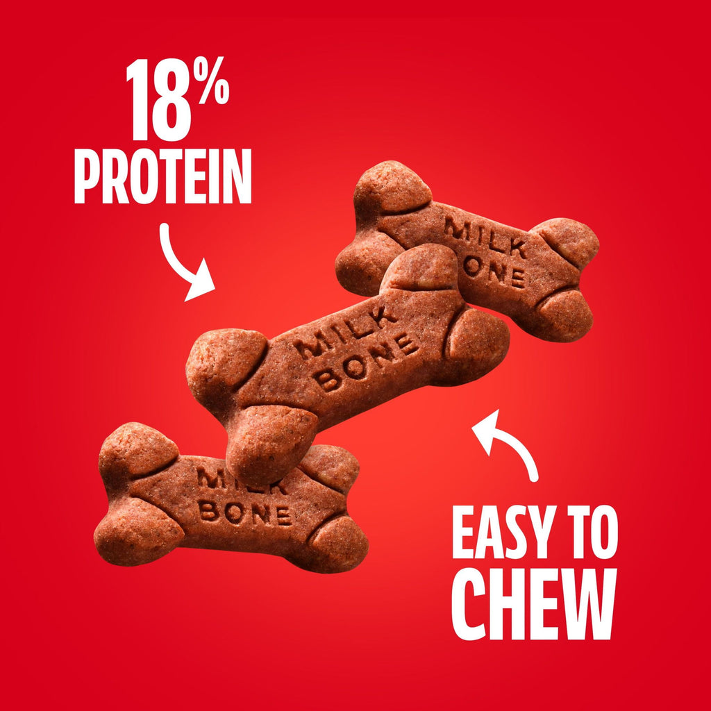 Milk Bone Soft & Chewy Dog Treats - Made with Real Beef & Filet Mignon, 25 oz Canister - 2-Pack