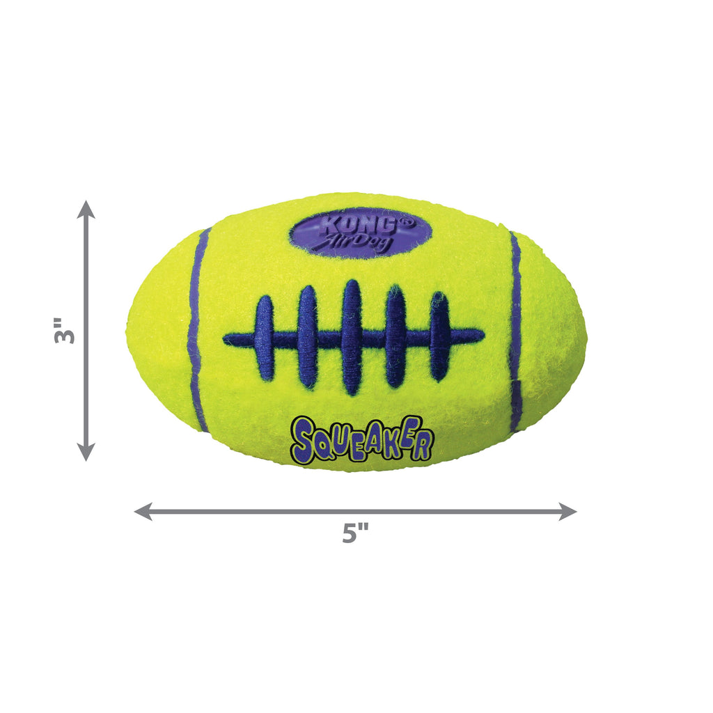 KONG® AirDog® Football Squeaker Dog Toy - Medium, for Dogs Between 15-35 lbs