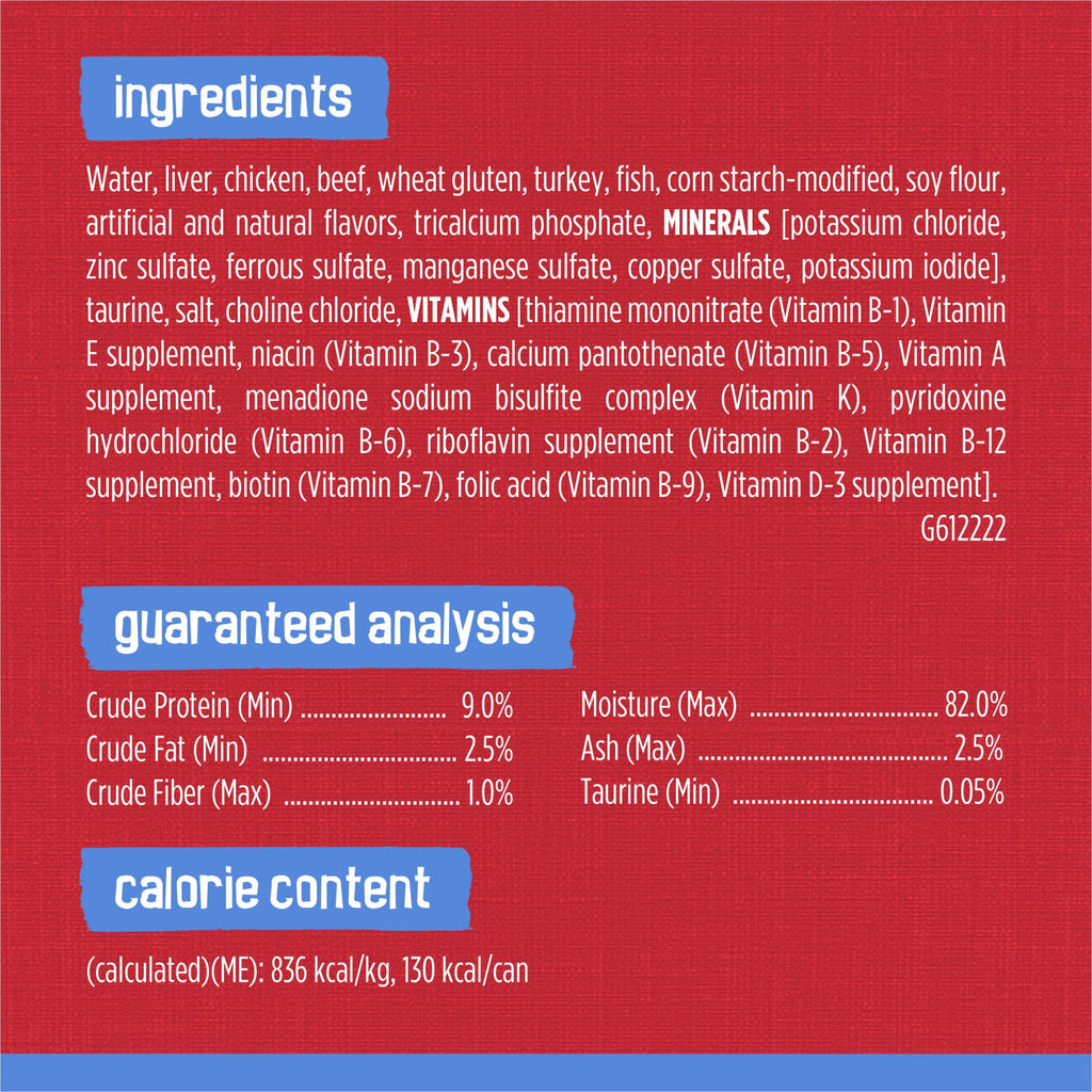 Purina Friskies Shreds - Beef in Gravy, Wet Cat Food, 5.5 oz Can