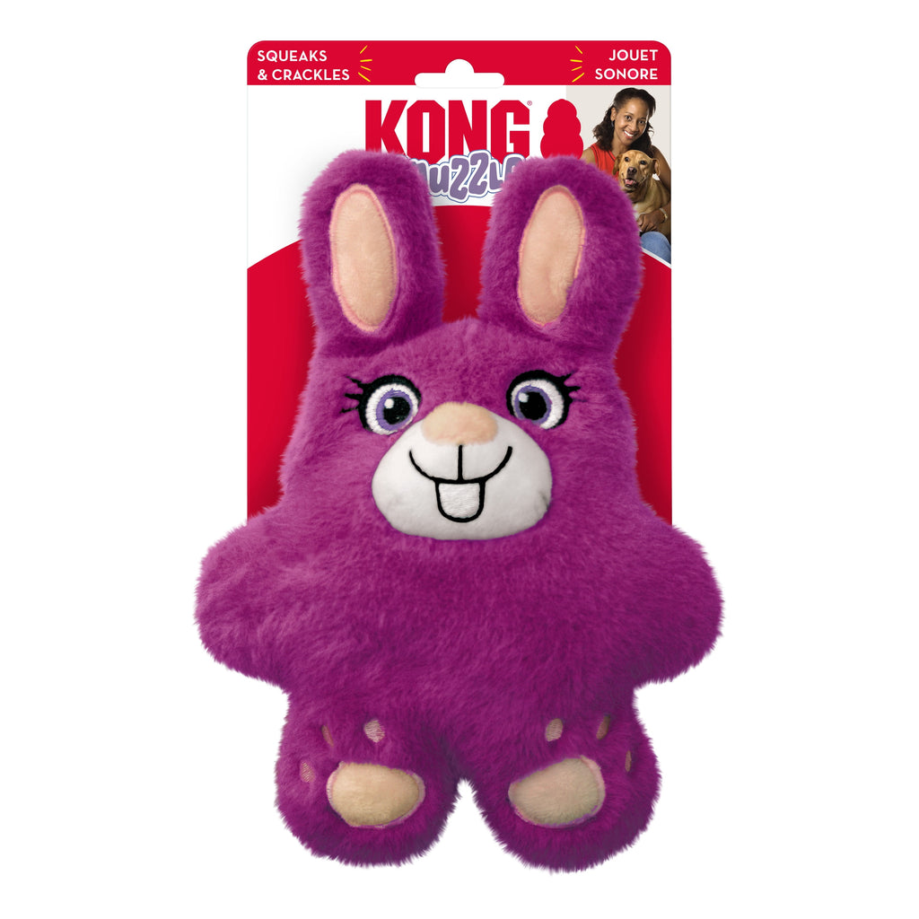 KONG® Snuzzles Plush Squeaker Dog Toy - Bunny, Medium