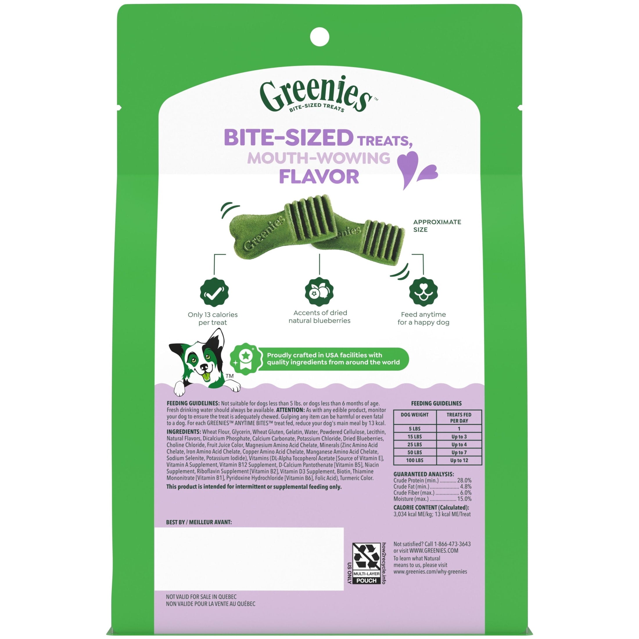 Greenies Anytime Bites Original Flavor Dog Treats - 24 oz Bag