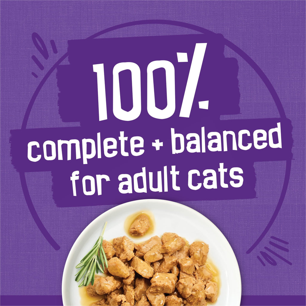 Purina Friskies Meaty Bits Ocean Fish & Chicken Dinner Flavor Chunks Wet Cat Food Variety Pack - 13.5 oz Cans (12 Pack)