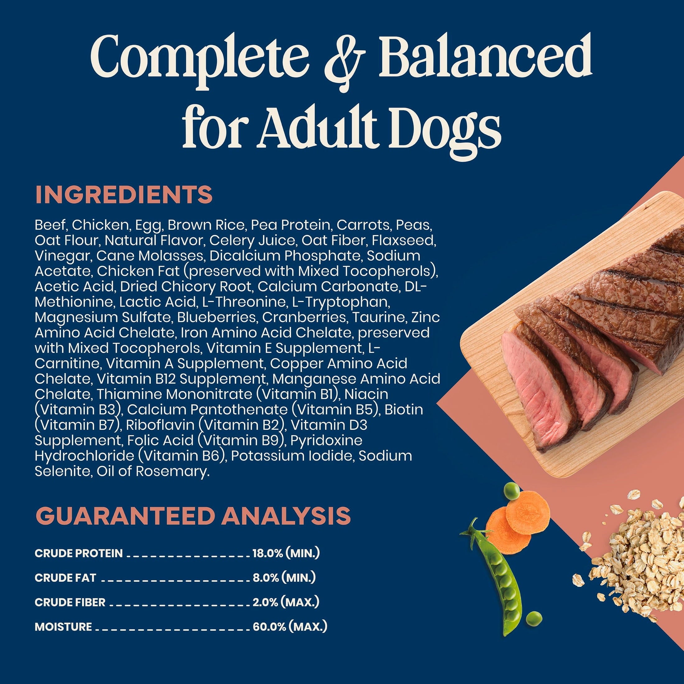 Blue Buffalo Love Made Fresh Dog Food - Refrigerated, Beef Meatball 1.5lb Pouch - 6-Pack