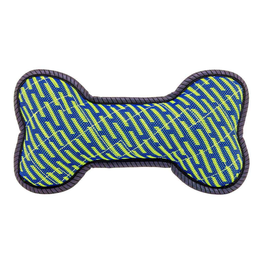KONG® Armor® Bone Durable Dog Plush Dog Toy - Medium, Green