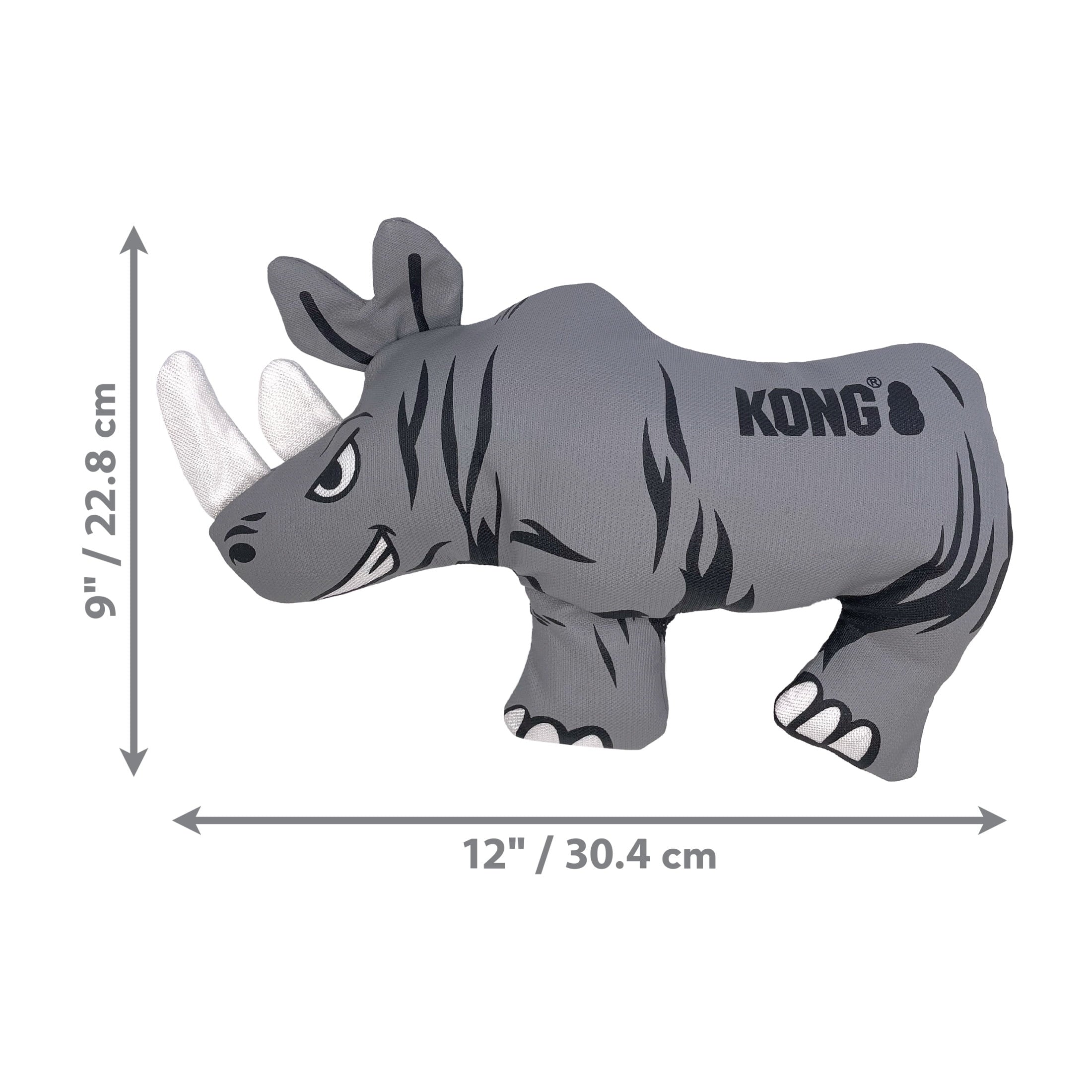 KONG® Maxx Rhino Squeaker Dog Toy - 5x more Puncture Resistant, Large